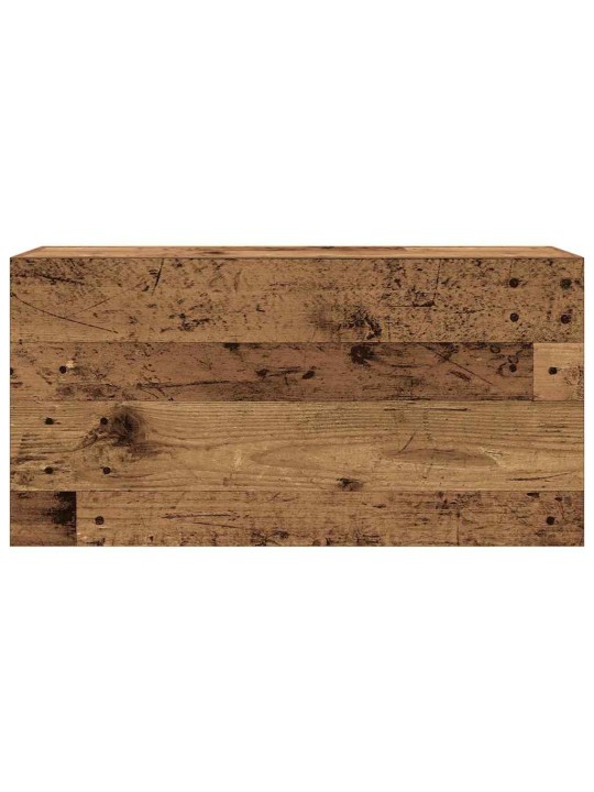 Koupelnová nástěnná skříňka old wood 80 x 25 x 40 cm kompozit