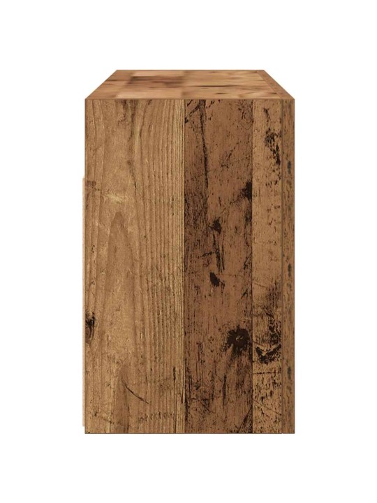 Koupelnová nástěnná skříňka old wood 80 x 25 x 40 cm kompozit