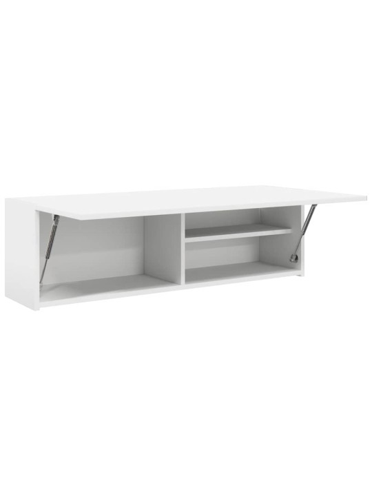Koupelnová nástěnná skříňka bílá 100x25x30 cm kompozitní dřevo