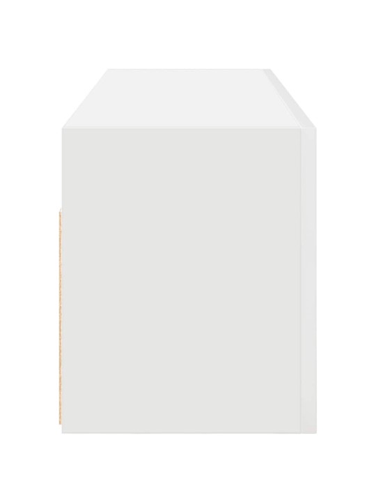 Koupelnová nástěnná skříňka bílá 100x25x30 cm kompozitní dřevo
