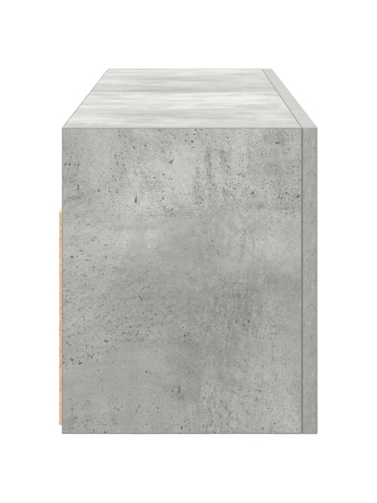 Koupelnová nástěnná skříňka betonově šedá 100x25x30 cm kompozit