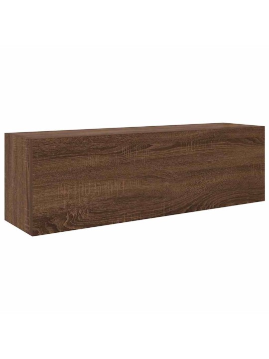 Koupelnová nástěnná skříňka hnědý dub 100 x 25 x 30 cm kompozit