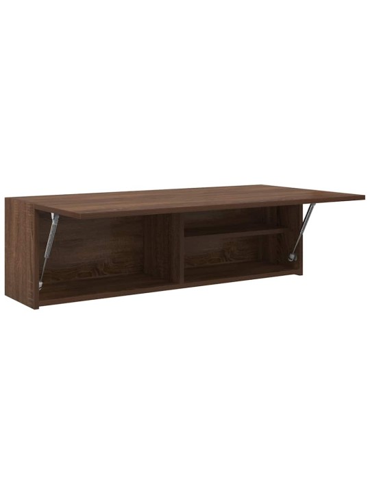 Koupelnová nástěnná skříňka hnědý dub 100 x 25 x 30 cm kompozit
