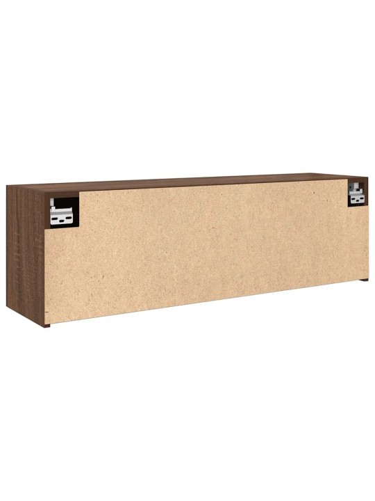 Koupelnová nástěnná skříňka hnědý dub 100 x 25 x 30 cm kompozit