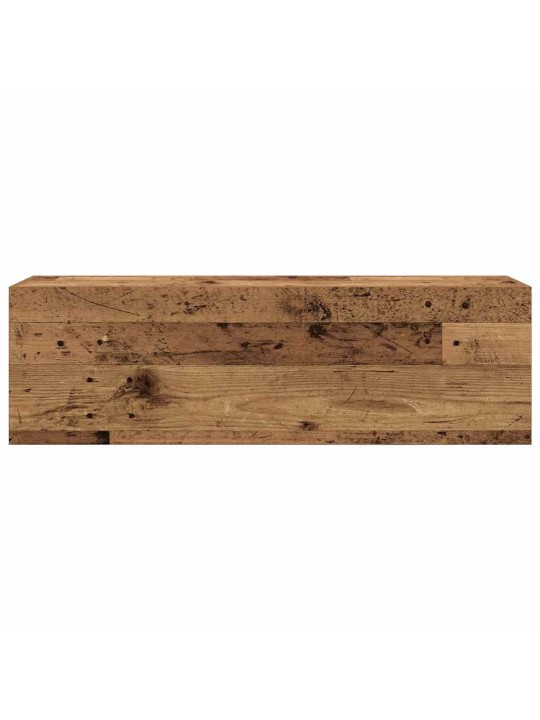 Koupelnová nástěnná skříňka old wood 100 x 25 x 30 cm kompozit