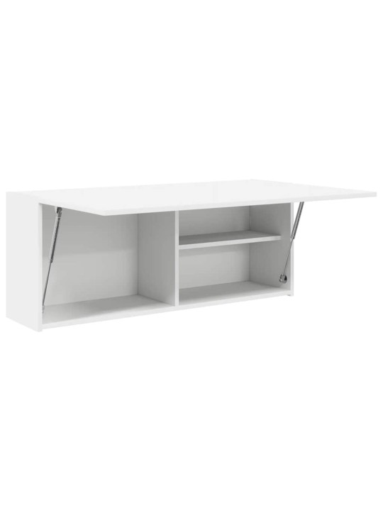 Koupelnová nástěnná skříňka bílá 100x25x40 cm kompozitní dřevo