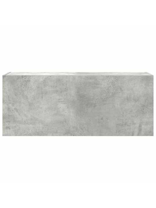 Koupelnová nástěnná skříňka betonově šedá 100x25x40 cm kompozit