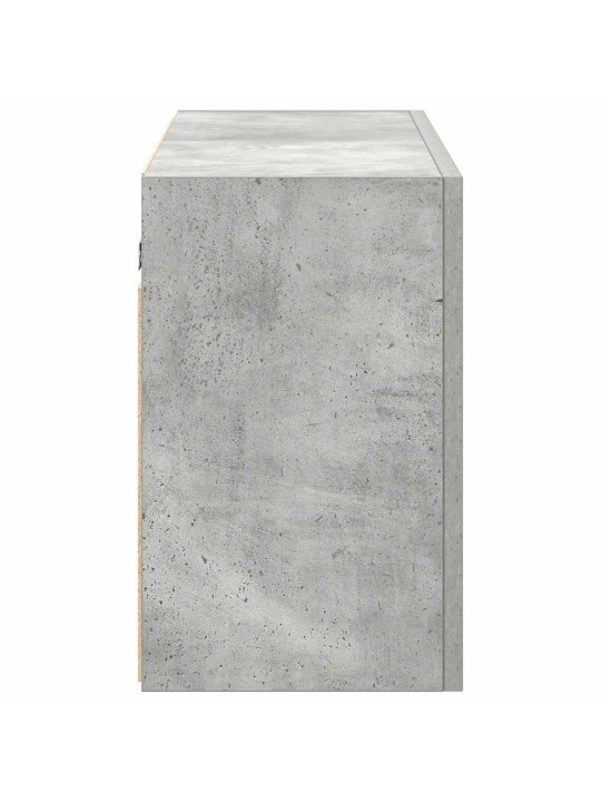 Koupelnová nástěnná skříňka betonově šedá 100x25x40 cm kompozit