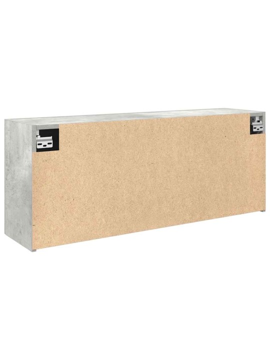 Koupelnová nástěnná skříňka betonově šedá 100x25x40 cm kompozit