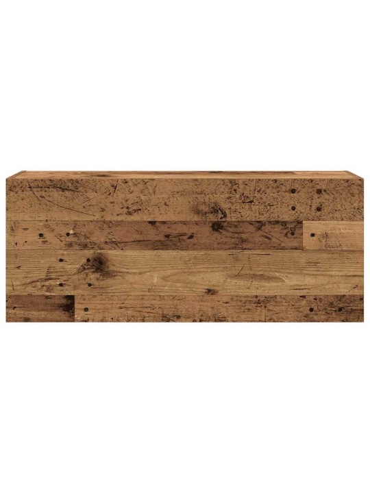 Koupelnová nástěnná skříňka old wood 100 x 25 x 40 cm kompozit