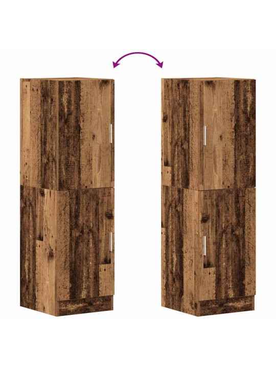 Kuchyňská skříňka old wood 38x41,5x131,5 cm kompozitní dřevo