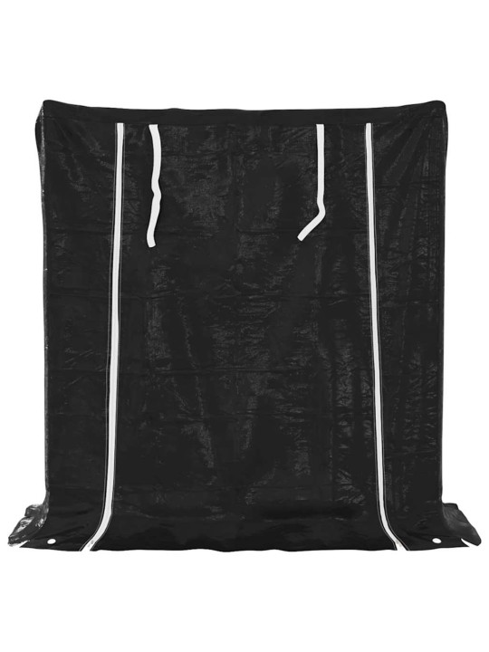 Stojan na palivové dřevo s krytem 100,5x40,5x110,5 cm