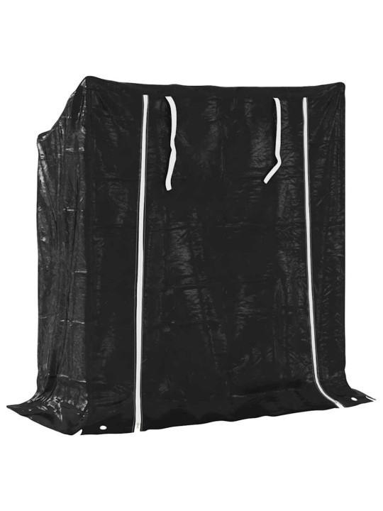 Stojan na palivové dřevo s krytem 100,5x40,5x110,5 cm