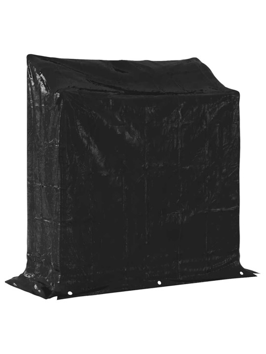 Stojan na palivové dřevo s krytem 100,5x40,5x110,5 cm