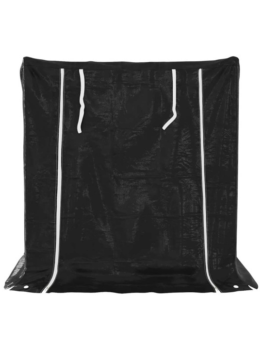 Stojan na palivové dřevo s krytem 100,5x100,5x110,5 cm