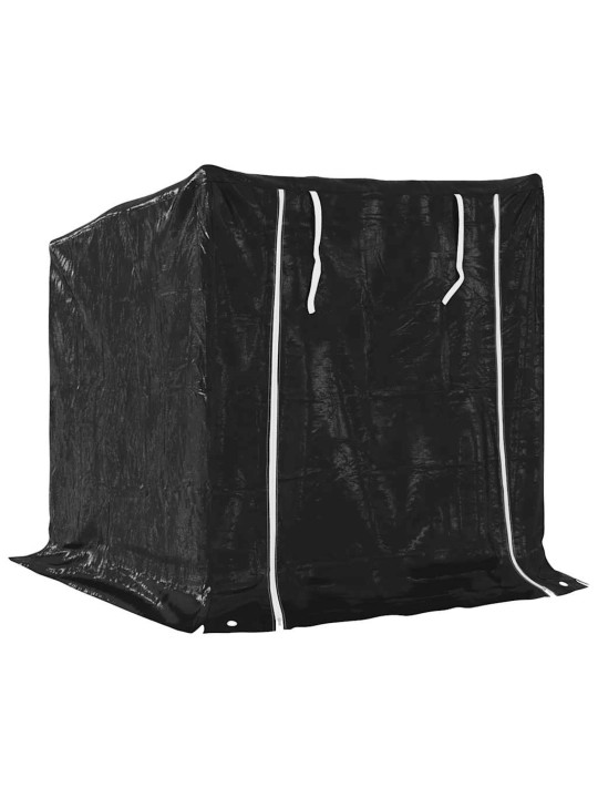 Stojan na palivové dřevo s krytem 100,5x100,5x110,5 cm