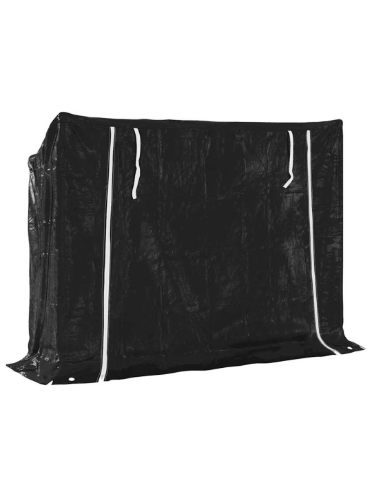 Stojan na palivové dřevo s krytem 151x40,5x110,5 cm
