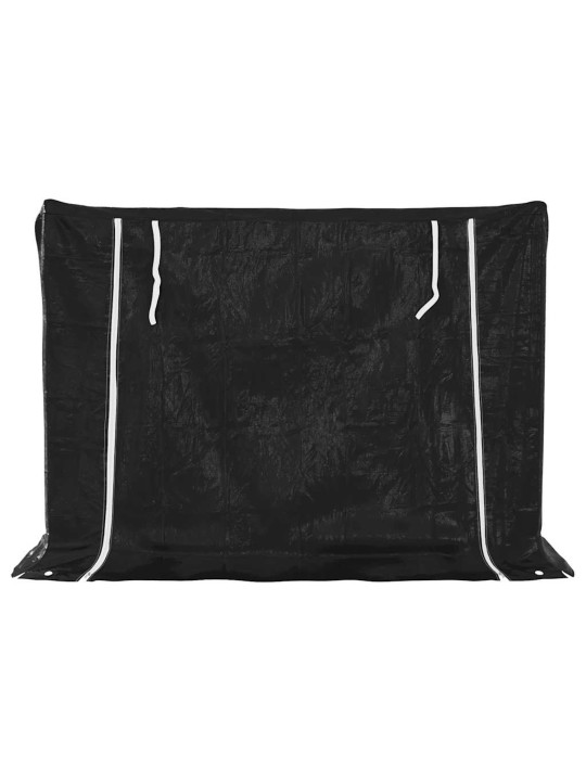 Stojan na palivové dřevo s krytem 151x60,5x110,5 cm
