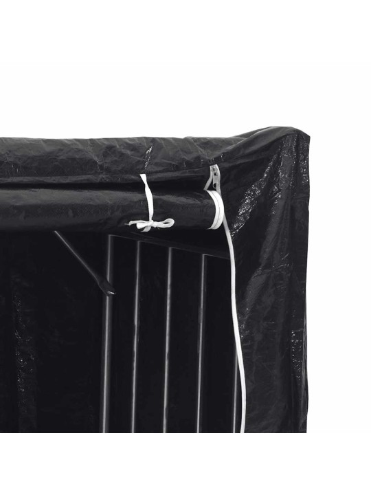 Stojan na palivové dřevo s krytem proti dešti 100x60x200 cm