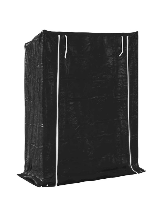 Stojan na palivové dřevo s krytem proti dešti 150x60x200 cm