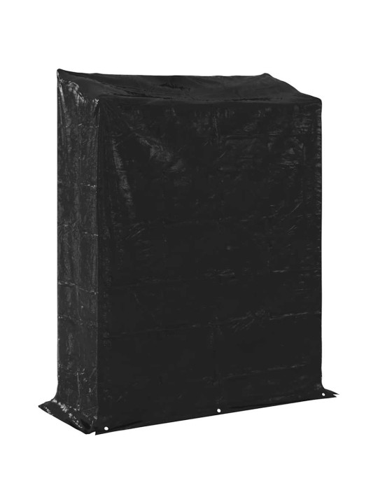 Stojan na palivové dřevo s krytem proti dešti 150x60x200 cm
