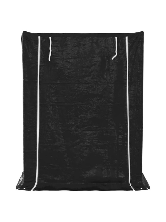 Stojan na palivové dřevo s krytem proti dešti 150x80x200 cm