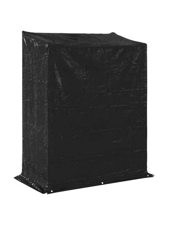 Stojan na palivové dřevo s krytem proti dešti 150x80x200 cm