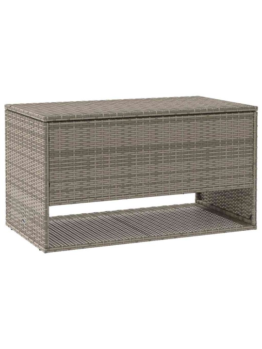 Box na venkovní polštář šedá 100x55x55,5 cm poly ratan