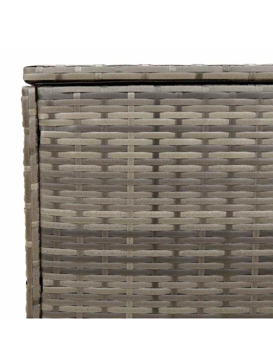 Box na venkovní polštář šedá 100x55x55,5 cm poly ratan