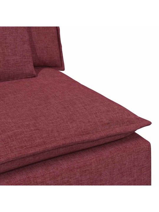Modulární pohovka koncový modul s područkami a polštáři 100 cm