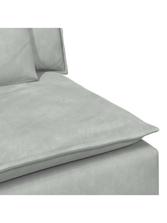 Modulární pohovka koncový modul s područkami a polštáři 100 cm