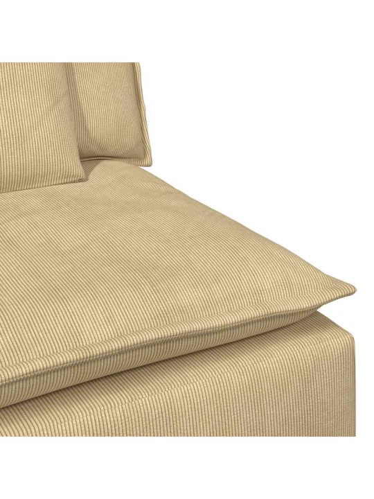 Modulární středový modul pohovky s polštáři 100 cm