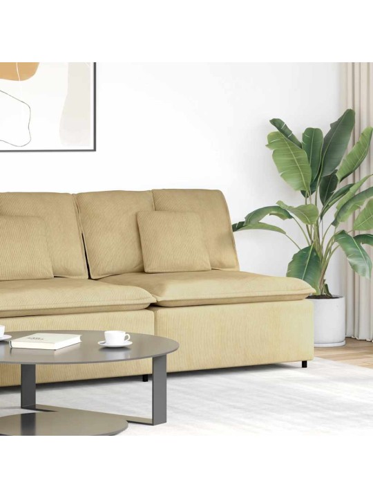 Modulární středový modul pohovky s polštáři 100 cm