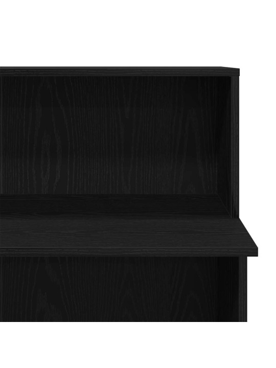 Recepční stůl černý 100x50x103,5 cm kompozitní dřevo