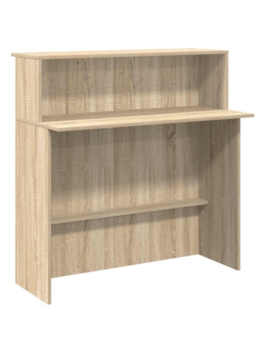 Recepční stůl dub sonoma 100x50x103,5 cm kompozitní dřevo