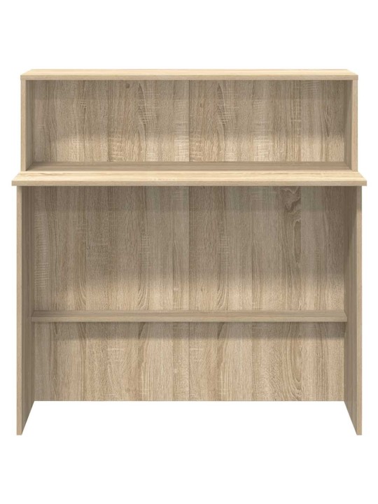 Recepční stůl dub sonoma 100x50x103,5 cm kompozitní dřevo