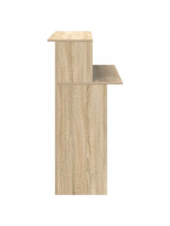 Recepční stůl dub sonoma 100x50x103,5 cm kompozitní dřevo