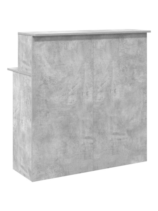 Recepční stůl betonově šedý 100x50x103,5 cm kompozitní dřevo