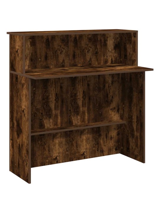 Recepční stůl kouřový dub 100x50x103,5 cm kompozitní dřevo