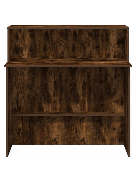 Recepční stůl kouřový dub 100x50x103,5 cm kompozitní dřevo