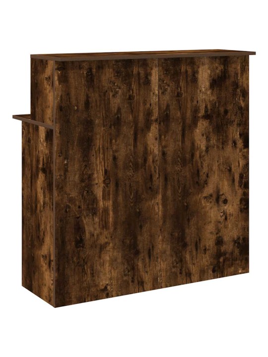 Recepční stůl kouřový dub 100x50x103,5 cm kompozitní dřevo