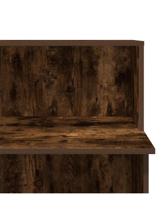 Recepční stůl kouřový dub 100x50x103,5 cm kompozitní dřevo