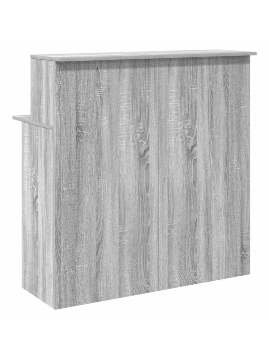 Recepční stůl šedý sonoma 100x50x103,5 cm kompozitní dřevo