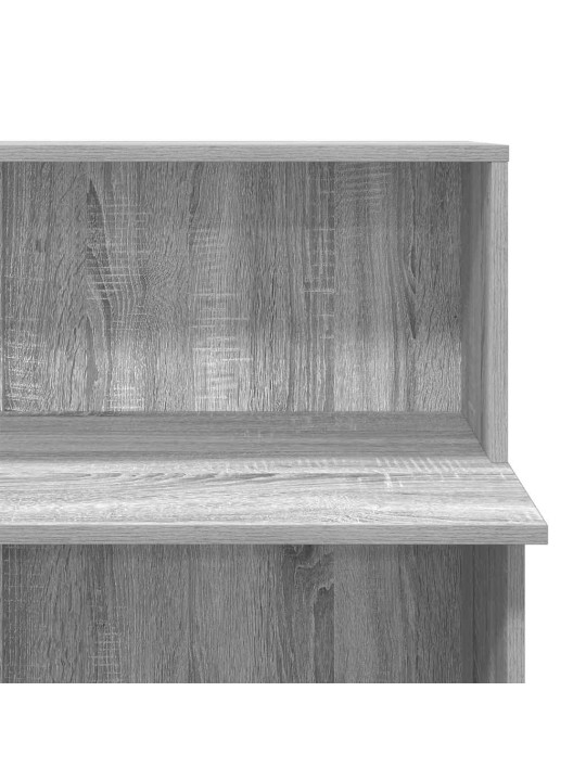 Recepční stůl šedý sonoma 100x50x103,5 cm kompozitní dřevo