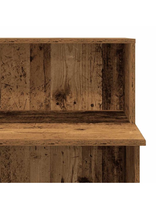 Recepční stůl starého dřeva 100x50x103,5 cm kompozitní dřevo