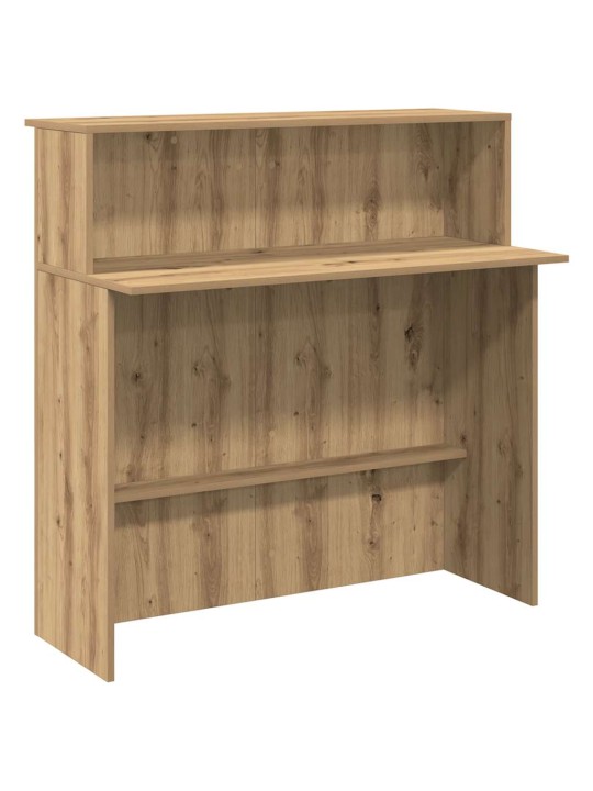 Recepční stůl dub artisan 100x50x103,5 cm kompozitní dřevo