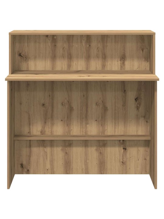 Recepční stůl dub artisan 100x50x103,5 cm kompozitní dřevo