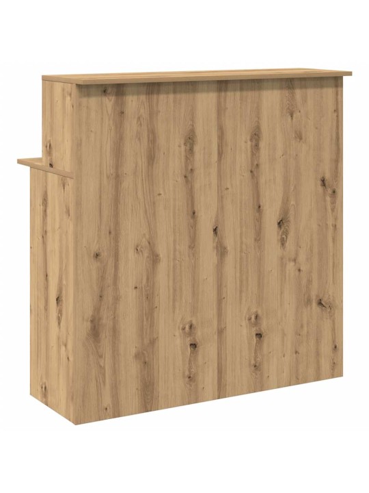 Recepční stůl dub artisan 100x50x103,5 cm kompozitní dřevo