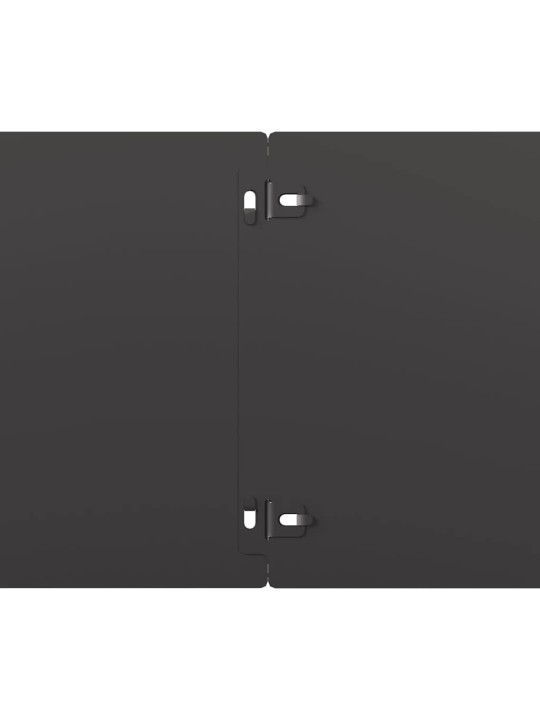 Travní lemy 10 ks černé 20x103 cm ocel válcovaná za studena