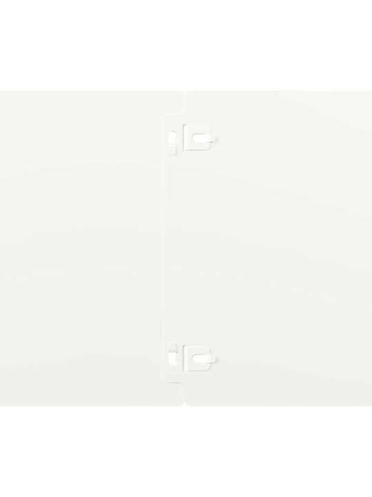 Travní lemy 10 ks bílá 20x103 cm ocel válcovaná za studena